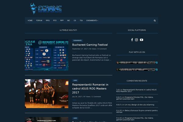 CoverNews theme site design template sample