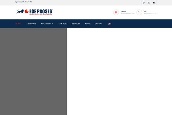 Pithree theme site design template sample
