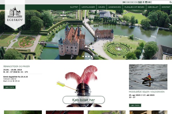 egeskov.dk site used Mother