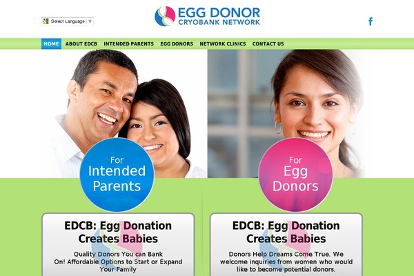 eggdonorcryobank.com site used Eggdonor