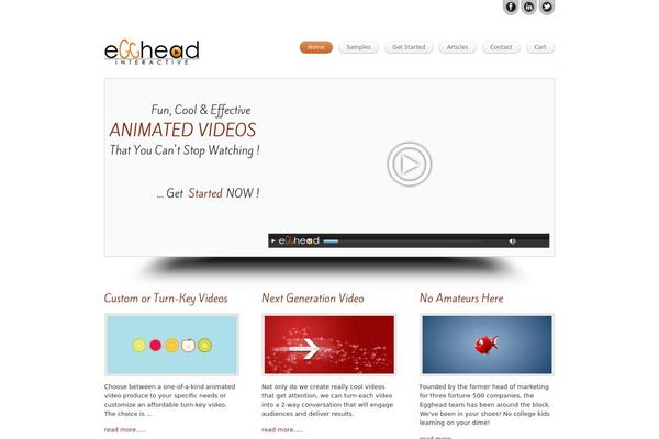 eggheadvideo.com site used Themia
