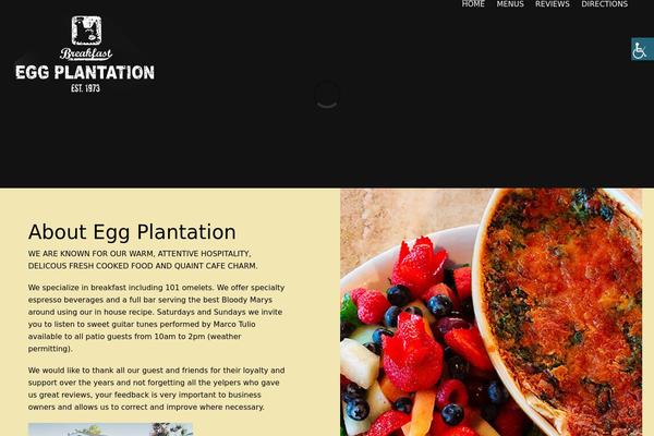 WordPress website example screenshot