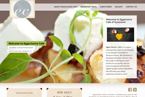 Foodlovers theme site design template sample