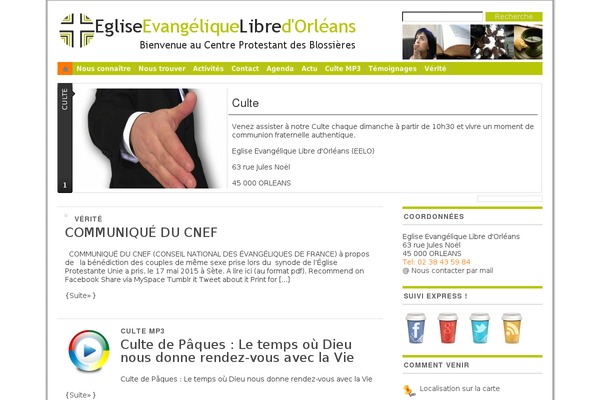 eglise-evangelique-orleans.org site used Mimbo 2.2