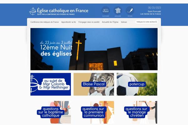 eglise.catholique.fr site used Cef-master