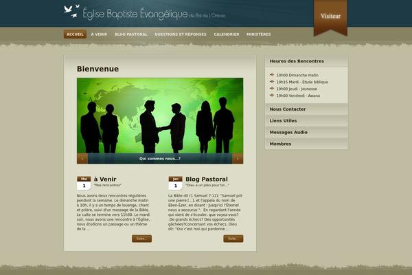 Wpchurch theme site design template sample