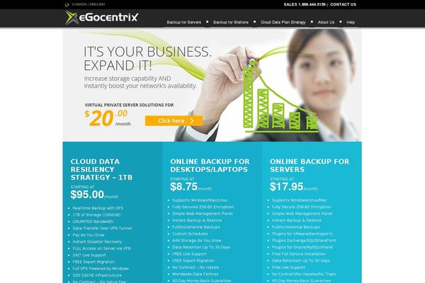 egocentrix.com site used Egocentrix