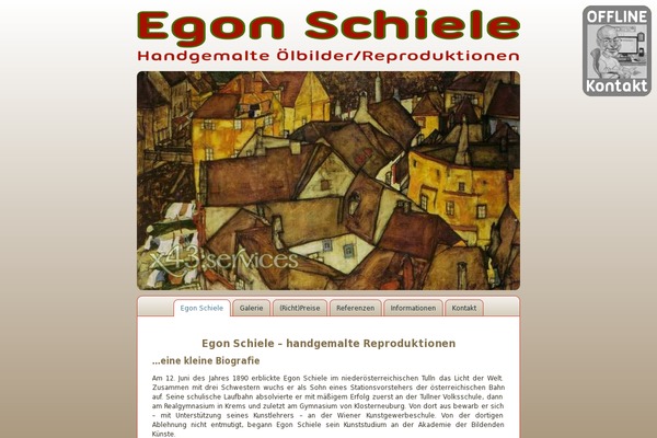 egon-schiele.pw site used Schiele2