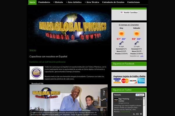 Graphene theme site design template sample