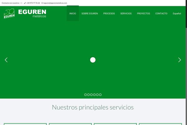 WordPress website example screenshot