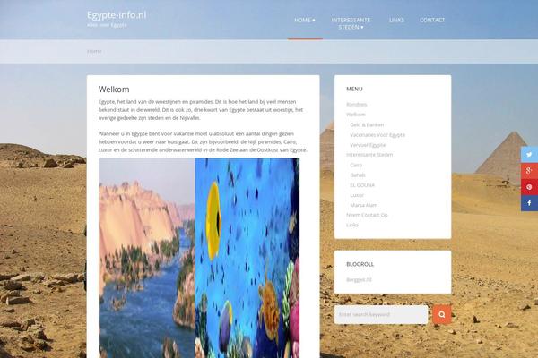 egypte-info.nl site used Travel Planet
