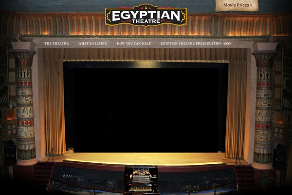egyptian-theatre.org site used Egyptian
