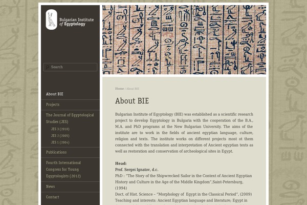 egyptology-bg.org site used Egypt