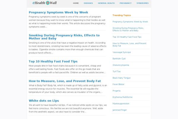 ehealthwall.com site used Healthool