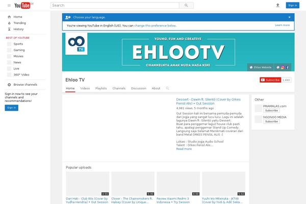 ehloo.com site used Ehloo