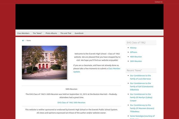 WordPress website example screenshot
