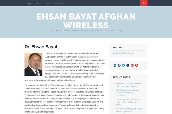 ehsanbayatafghanwireless.com site used Flato