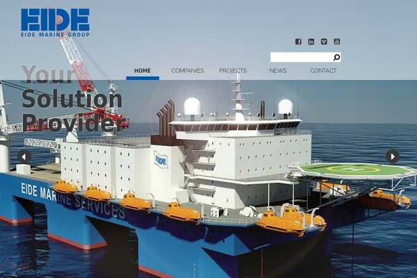 eide-gruppen.no site used Eidemarineservices