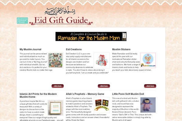 eidgiftguide.com site used Wp-prosper-prem