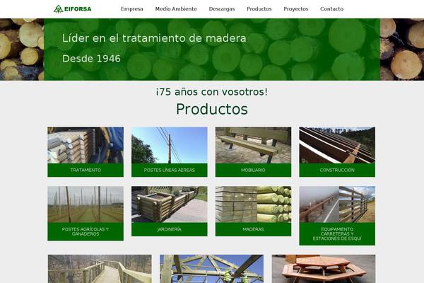 WordPress website example screenshot