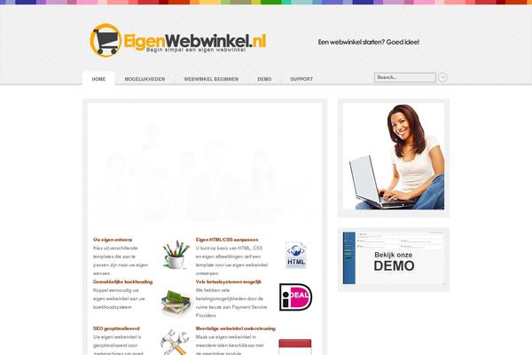 eigenwebwinkel.nl site used Continuum