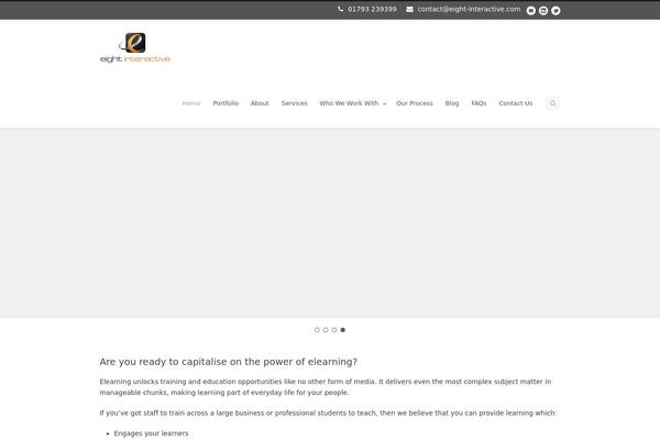 WordPress website example screenshot