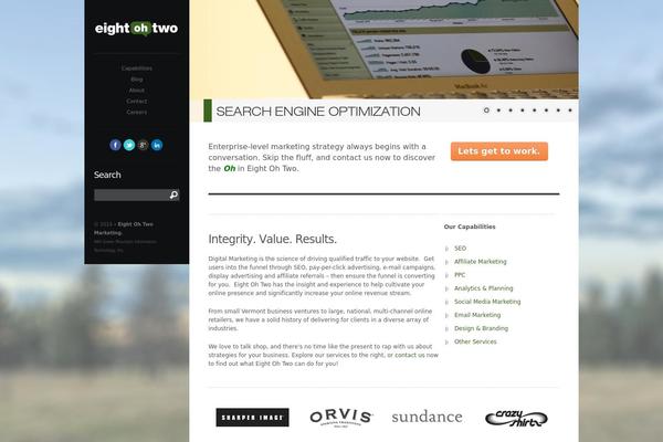 eightohtwo.com site used Vermont