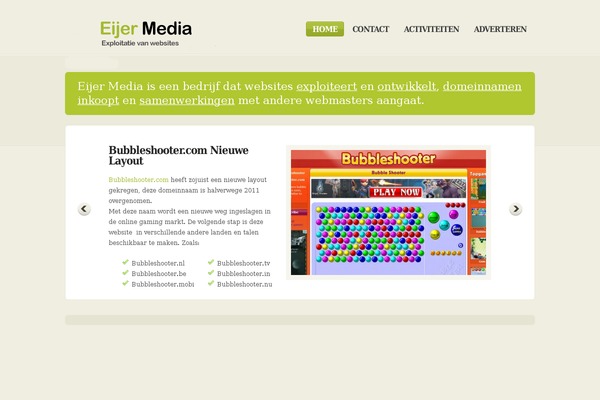 WordPress website example screenshot