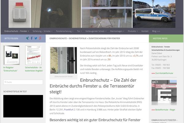 Site using Autoptimize plugin