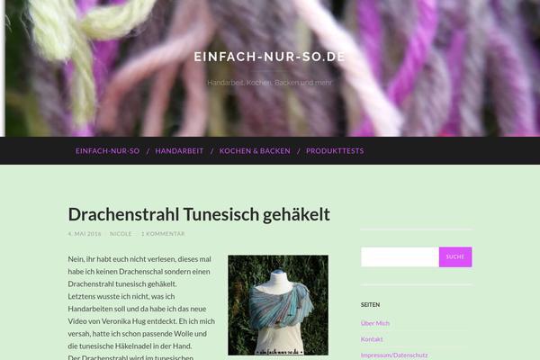 Hemingway theme site design template sample