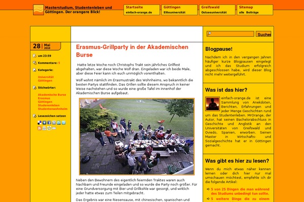 einfach-orange.de site used Oneorangeroom