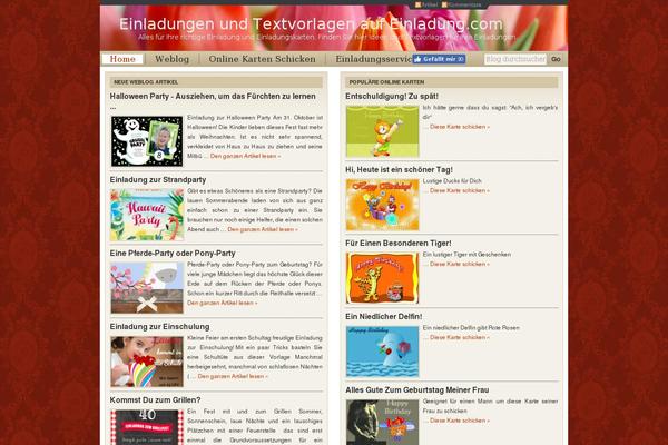einladung.com site used Cover-wp.1.4.1