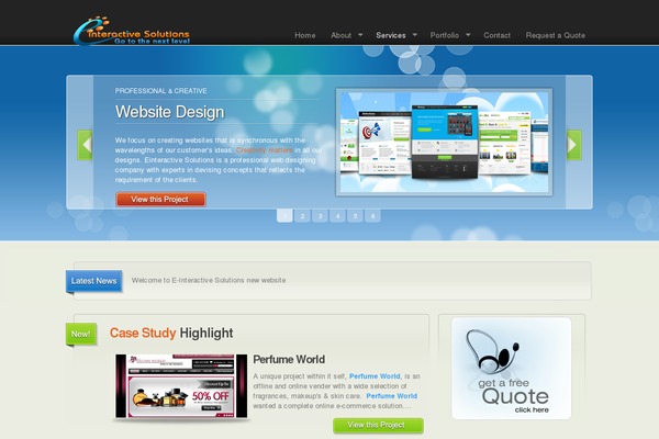 einteractivesolutions.com site used Mb4