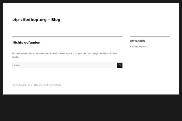 WordPress website example screenshot