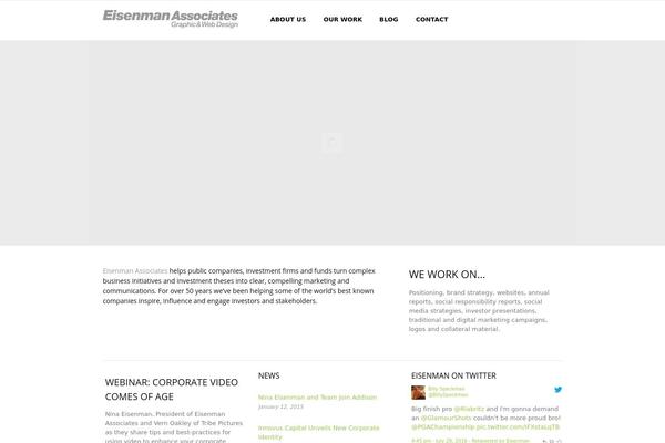 WordPress website example screenshot