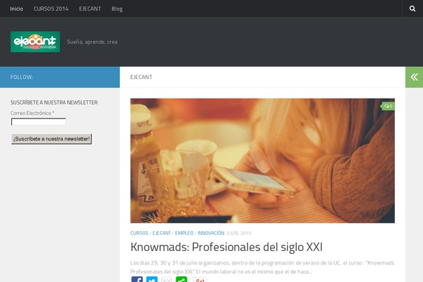 Hueman theme site design template sample