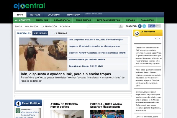 ejecentral.com.mx site used Ejecentral