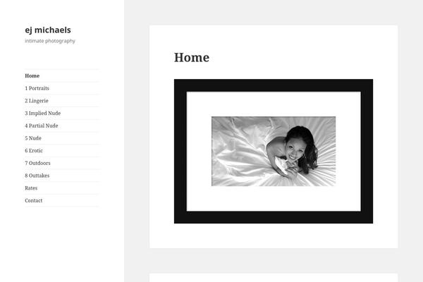 Twenty Fifteen theme site design template sample