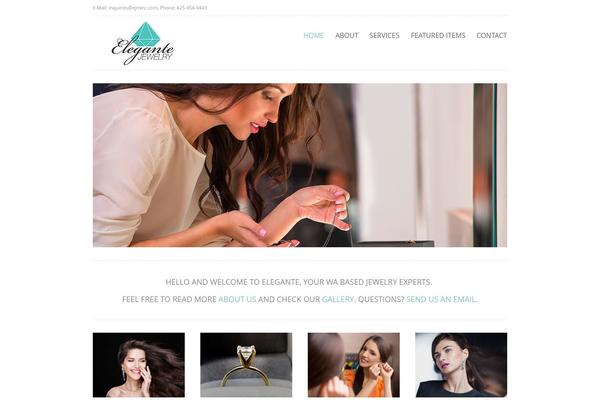 Purity theme site design template sample