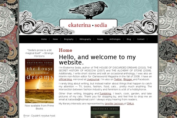 ekaterinasedia.com site used Cupofcoffee