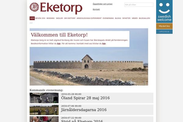 eketorp.se site used Swedishwelcome