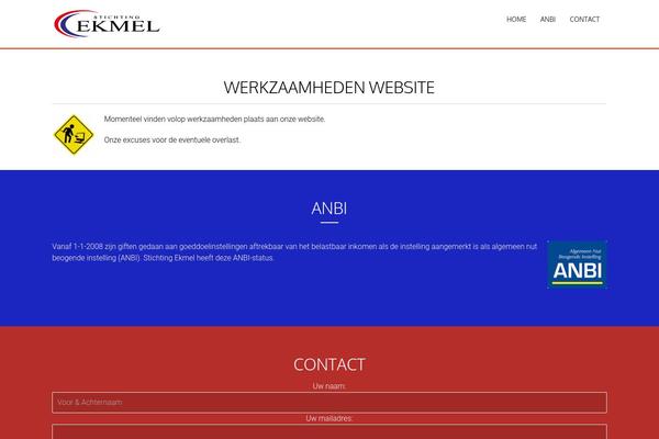 ekmel.nl site used AccessPress Parallax