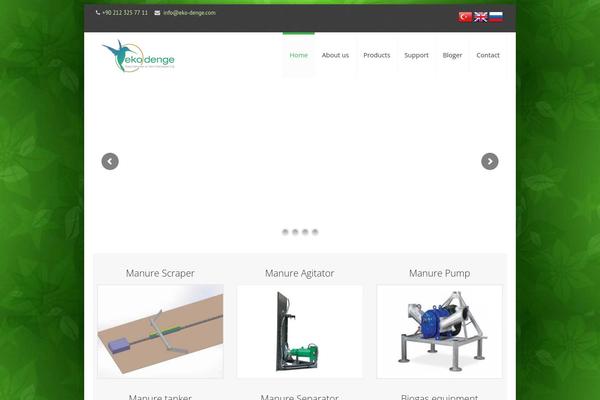 WordPress website example screenshot