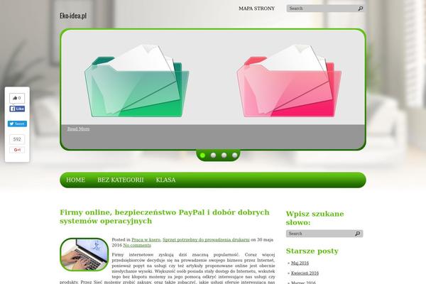 eko-idea.pl site used HomePress