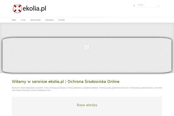 ekolia.pl site used Ekolia