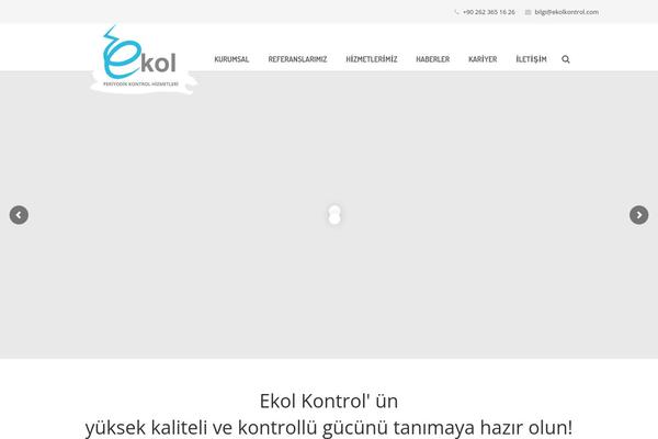 Impreza theme site design template sample