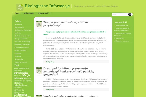 ekologiczne.info.pl site used Blackgreen3