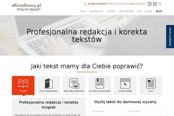 ekorekta24.pl site used Ekorekta24