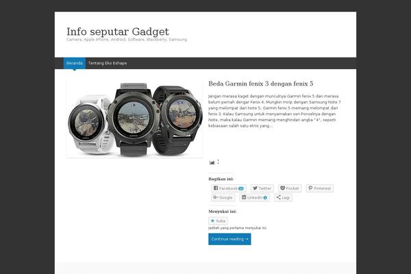 WordPress website example screenshot