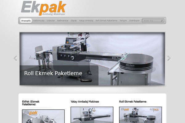 ekpak.com.tr site used TheProfessional